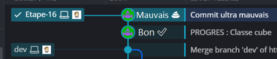 Mauvais commit