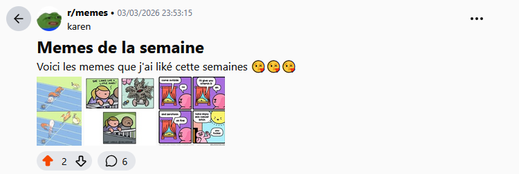 Publication avec images