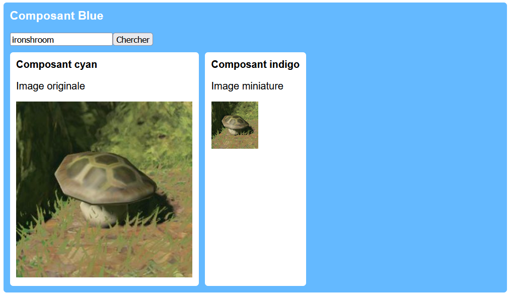 Composant parent qui déclare un context
