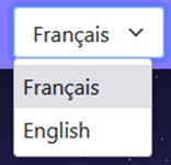 Menu déroulant