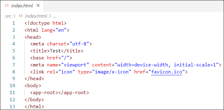 index html