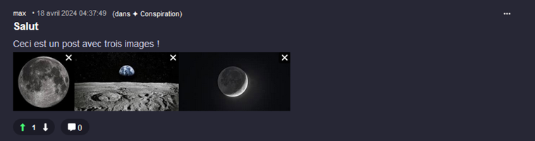 Nouveau post
