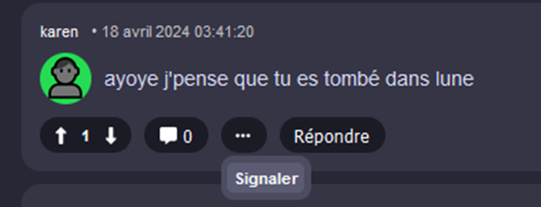 Signalement