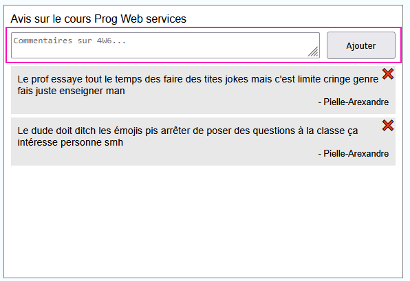 Créer un review