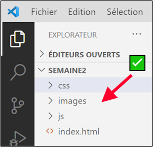 Ouvrir un projet dans VS Code