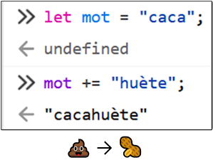 Incrémentation de texte