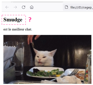 Élément HTML