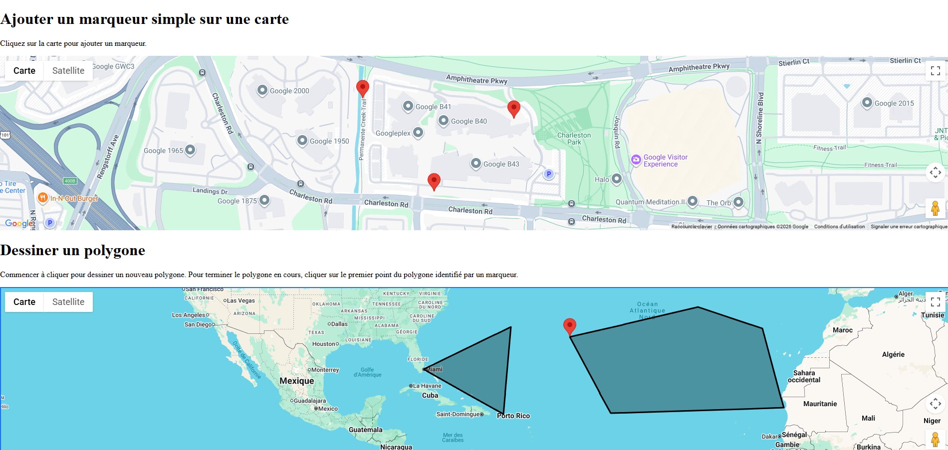 Démonstration du projet