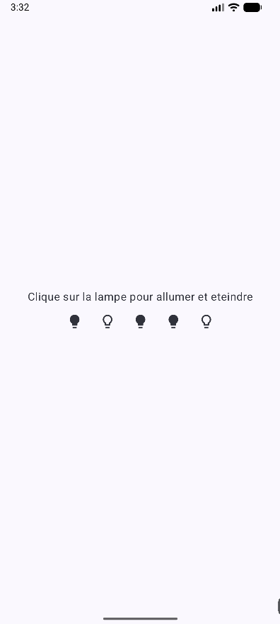 rangee de lampe