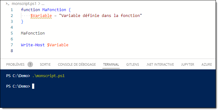 Variable de portée locale